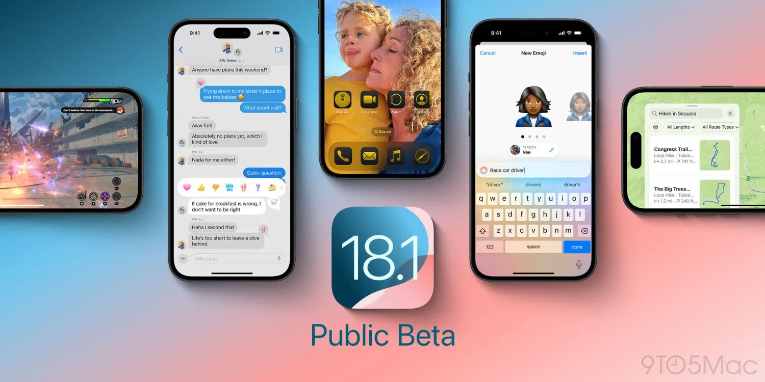 苹果发布 iOS ／ iPadOS 18.1、macOS 15.1 Sequoia 第 3 个公测版